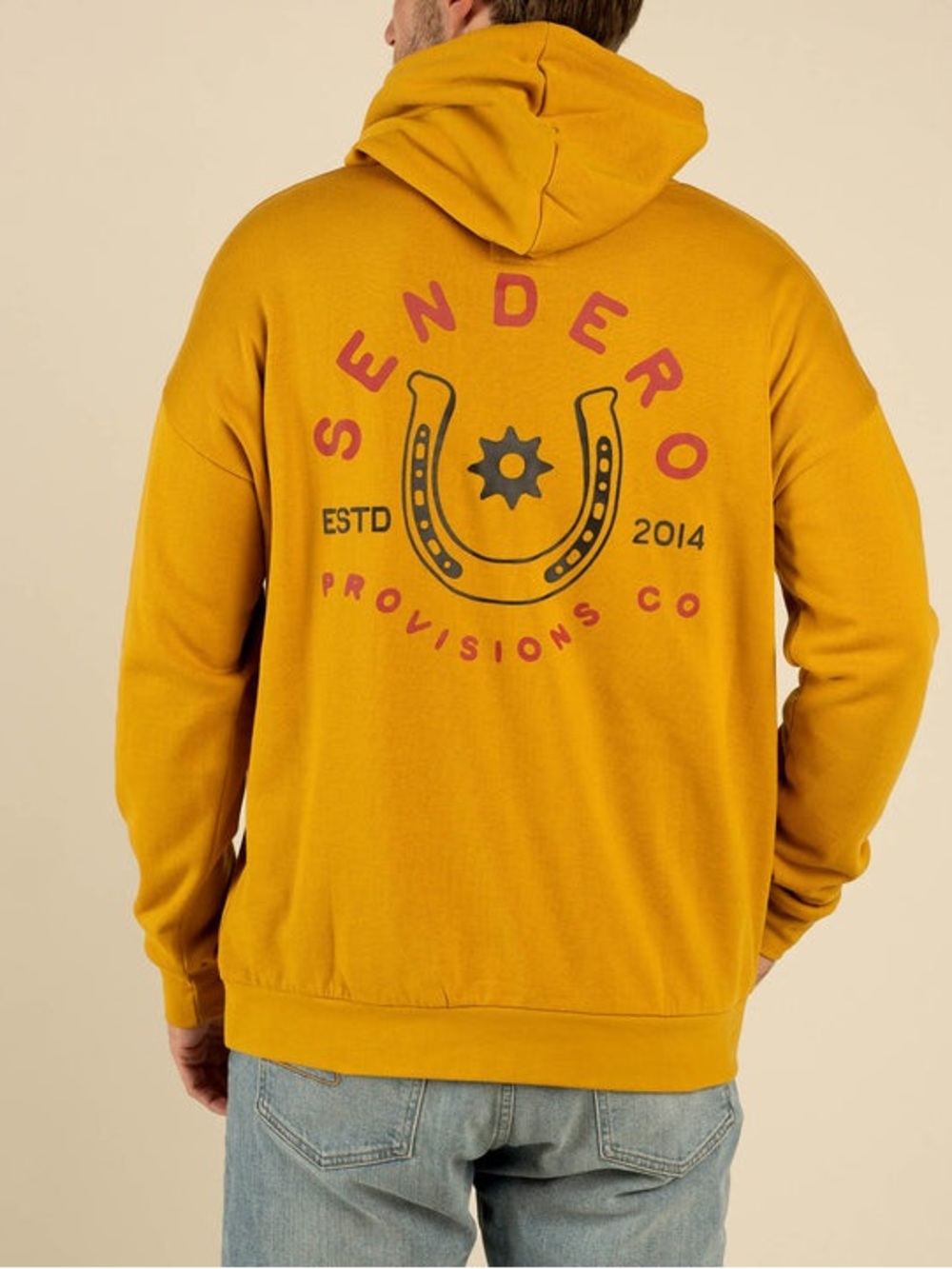 Sendero Provisions | No Luck Hoodie | Goldenrod | Size Large